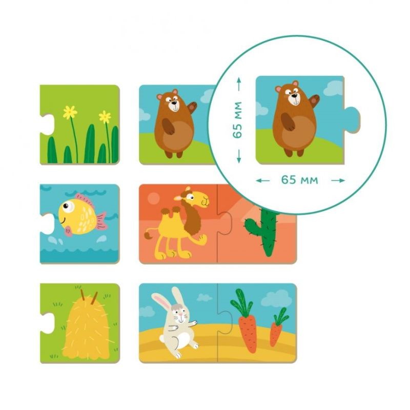 Dodo dėlionė Ką gyvūnai valgo? (24 det.) - Image 4