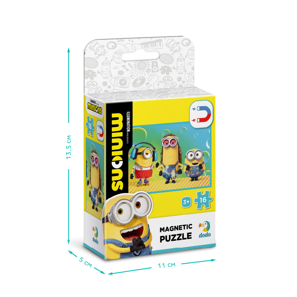 Dodo magnetinė Minions dėlionė Vakarėlis (16 el.) - Image 4