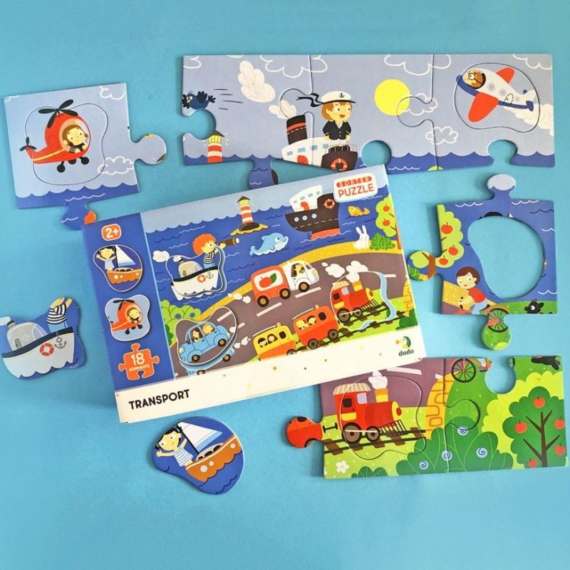 Dodo pirmoji dėlionė vaikams Transportas (18 det.) - Image 2