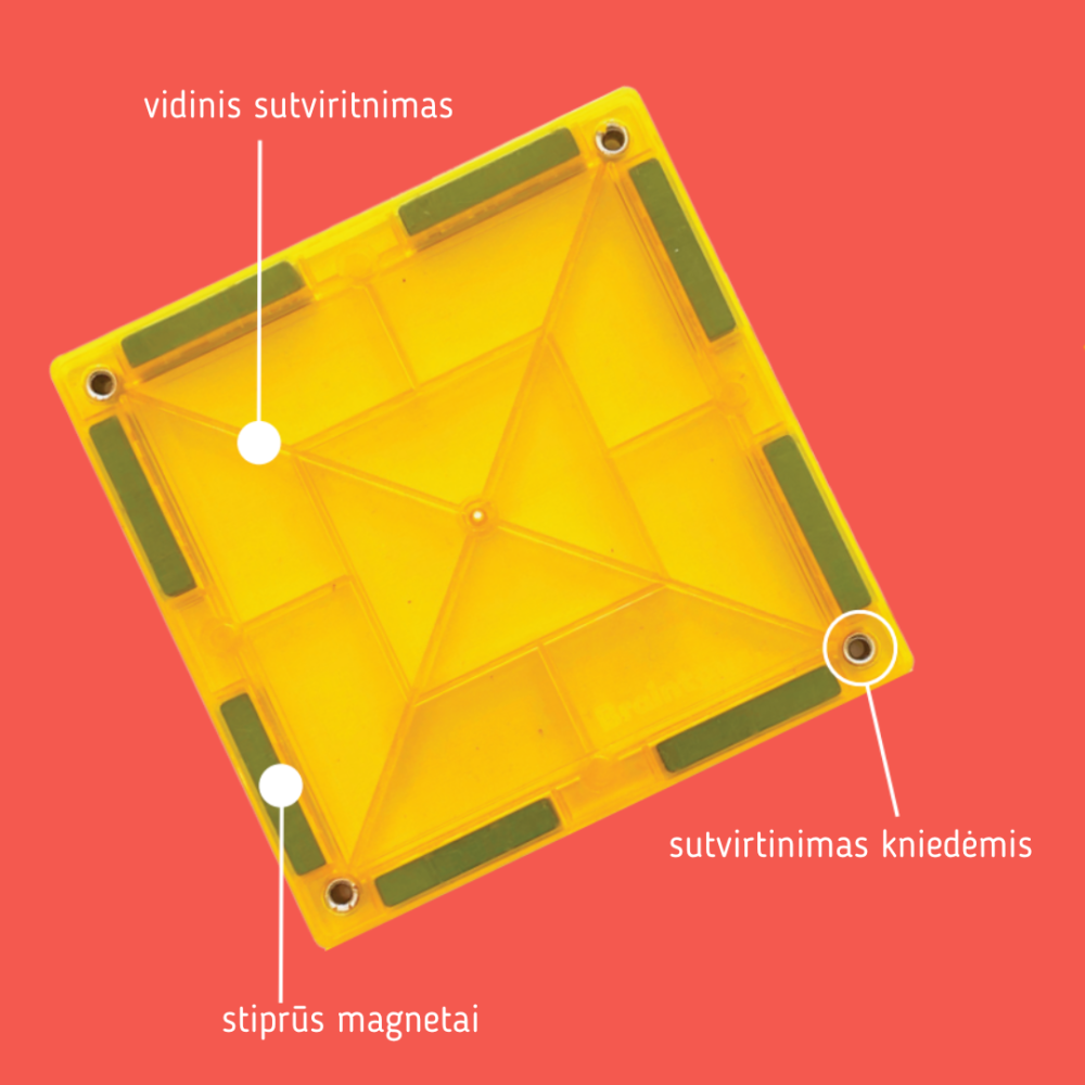 Imanix šviečiantis magnetinis konstruktorius (16 el.) - Image 5