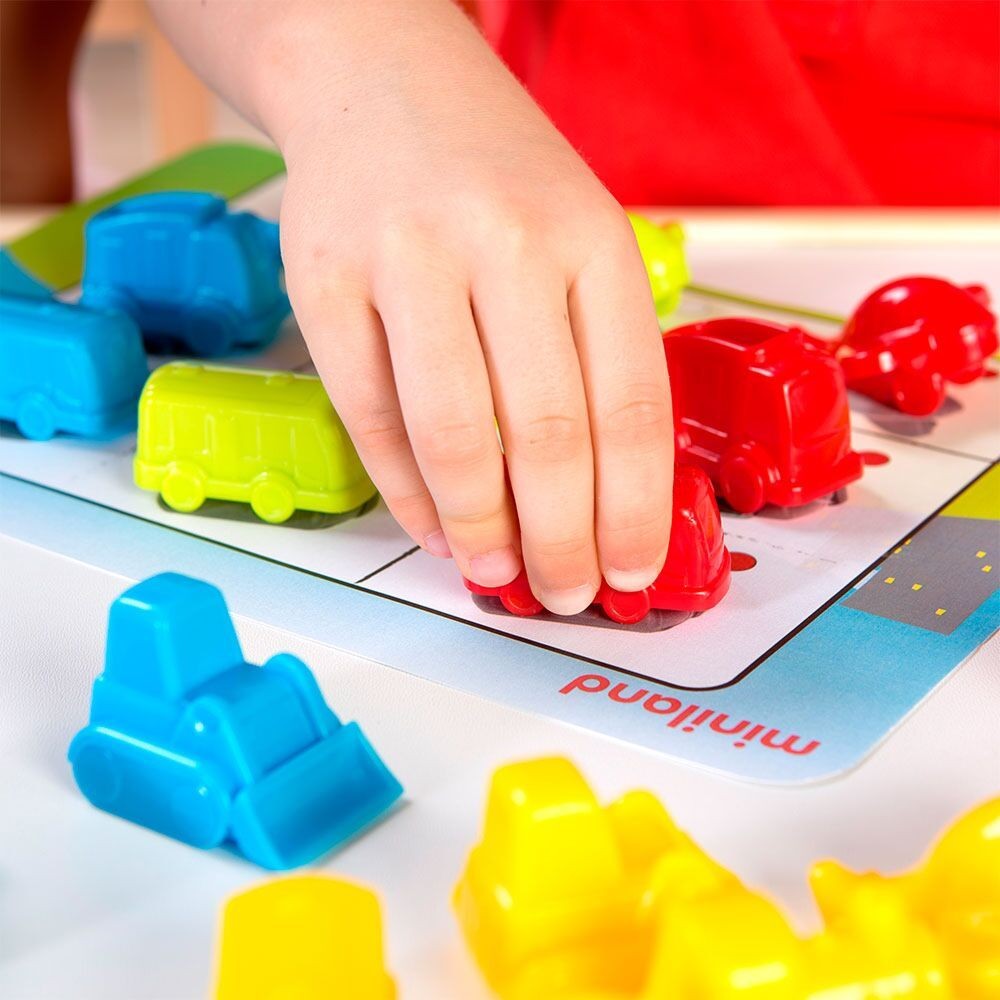 Miniland lavinamasis žaidimas Skaičiuok ir rūšiuok mašinas - Image 3