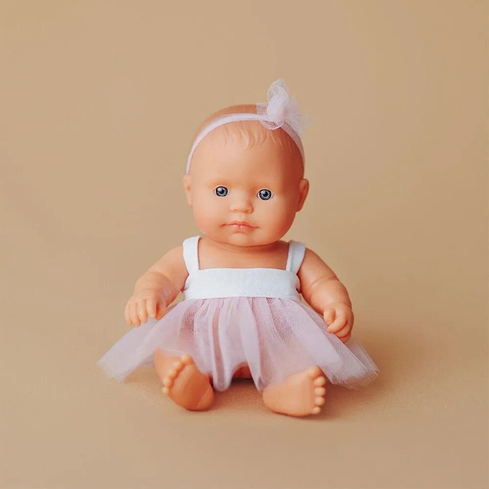 Miniland lėlė mergaitė tiulio suknele (21 cm.) - Image 2